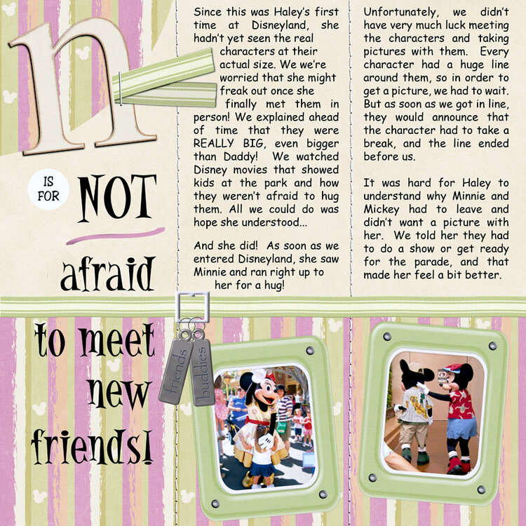 N is for NOT afraid to meet new friends! (2 of 2)