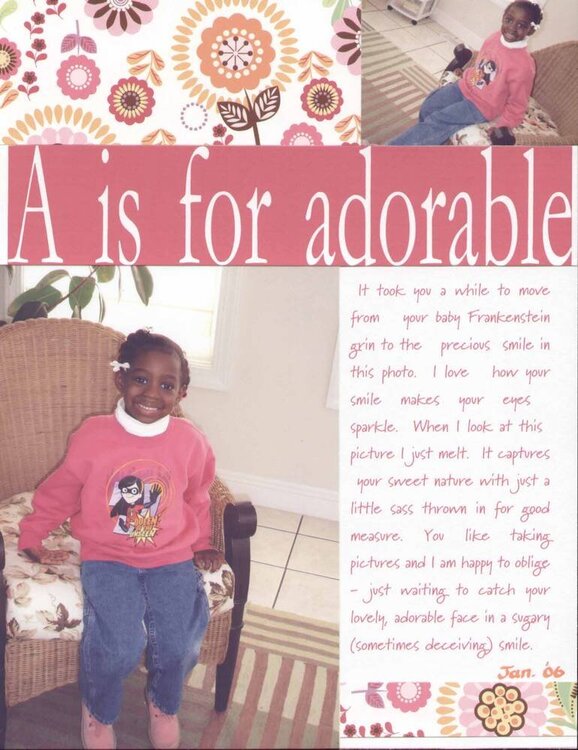A is for Adorable