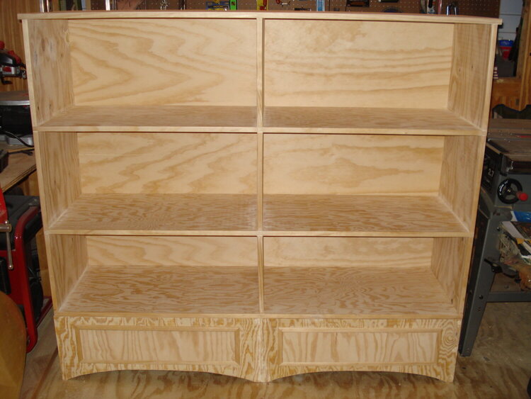 Custom Build scrapbook Bookcase