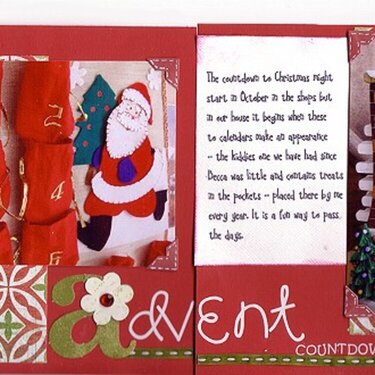 Advent pages of Christmas album