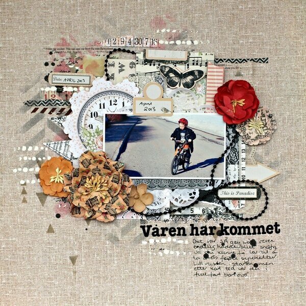 Våren har kommet *My Creative Scrapbook LE kit*