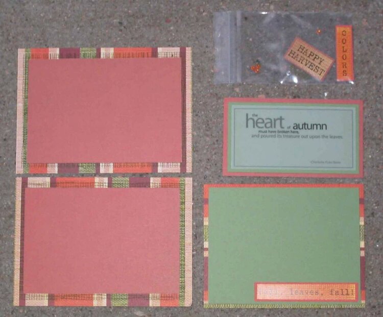 Autumn Kit - Page Kit Swap