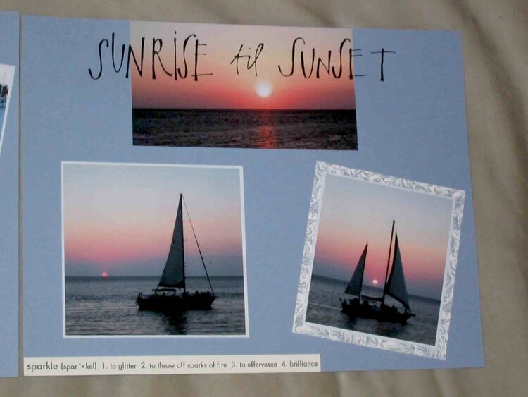 Sunset Layout Page Two