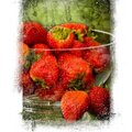 Strawberries-Grunge