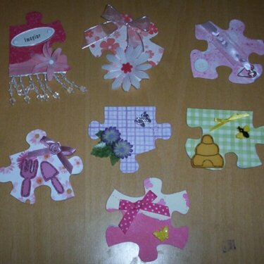 Girly Puzzle Pieces