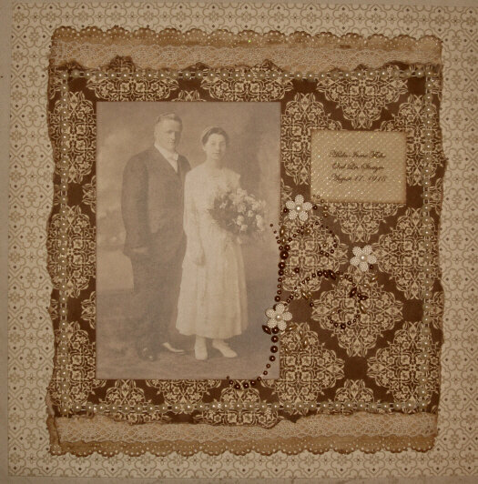 1918 Great Grandparents Wedding