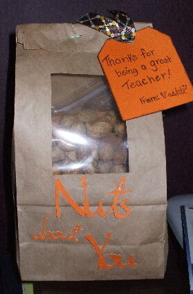 Teacher Gift / Nuts about you