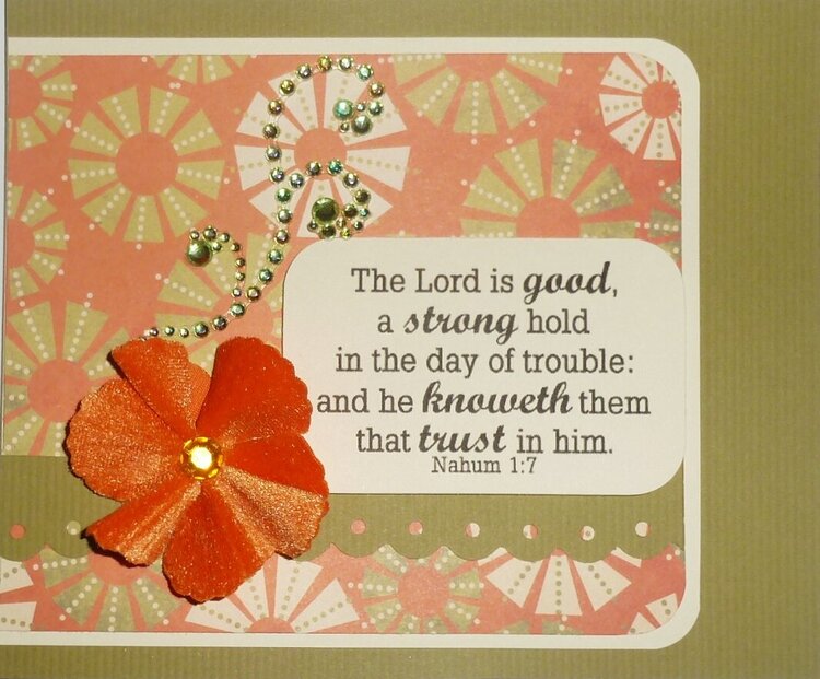 The Lord is good....