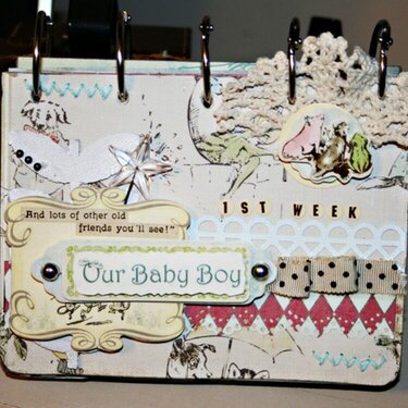 Baby Boy First Week Book