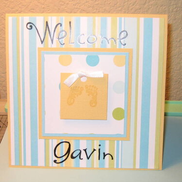 Card for Baby Gavin