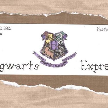Hogwarts Express Birthday card