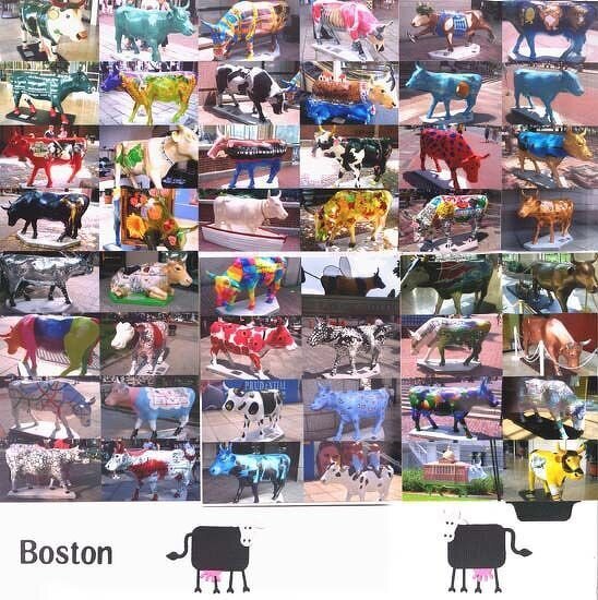 Cow Parade Comes to Boston- 110 photos on the LO!!!