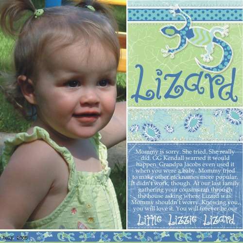 Little Lizzie Lizard