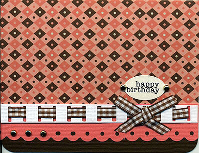 DCWV Happy Birthday Card