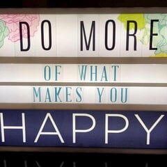 Do More of What Makes You Happy **Heidi Swapp Lightbox