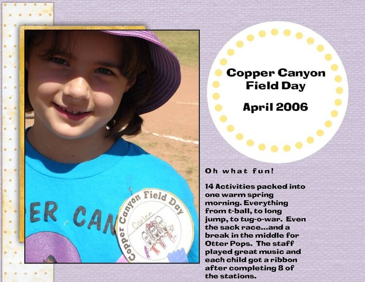 Copper Canyon Field Day - 2006