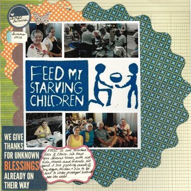 Feed My Starving Children - Summer 2011