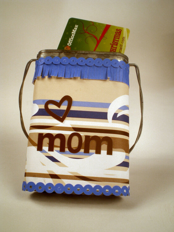 &quot;heart&quot; Mom gift card holder