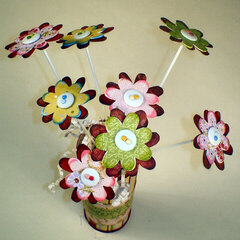 Chipboard Flower Bouquet