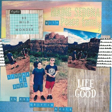 Life is Good **Websters Pages Painted Passport
