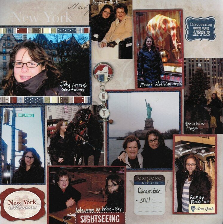 New York Memories 2011 featuring Scrapbook Customs New York Products
