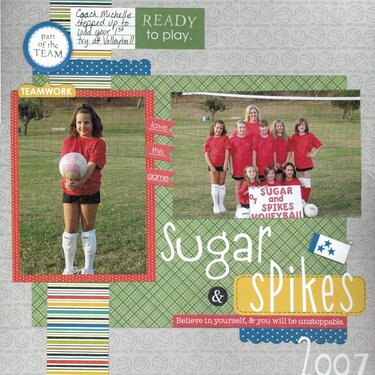 Sugar &amp; Spikes Volleyball