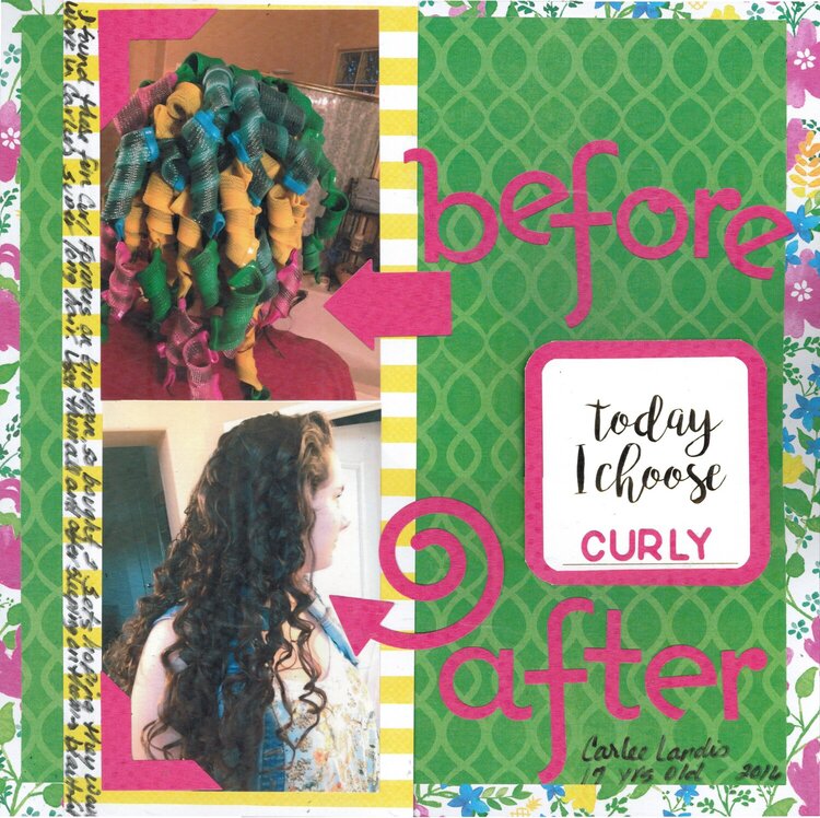 Today I Choose Curly