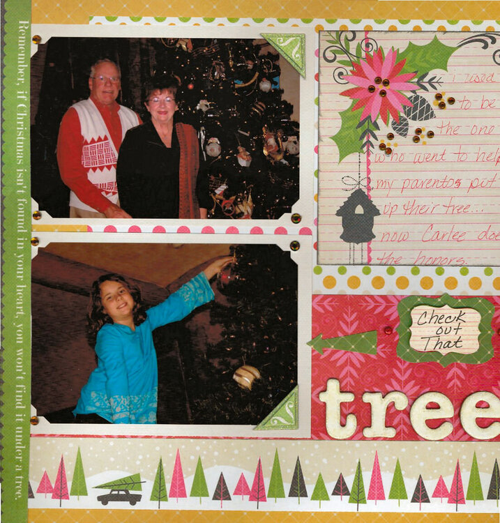 Check out that Tree using We R Merry &amp; Bright Collection
