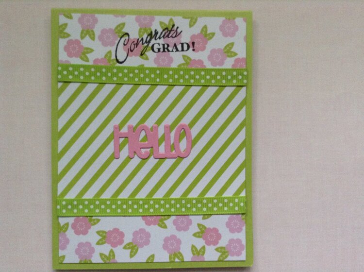 Graduation Hello card