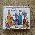 Birthday Bottles card