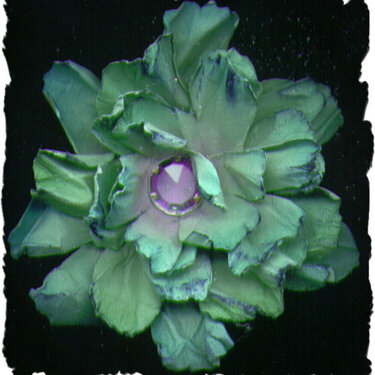 Paper Flower Green