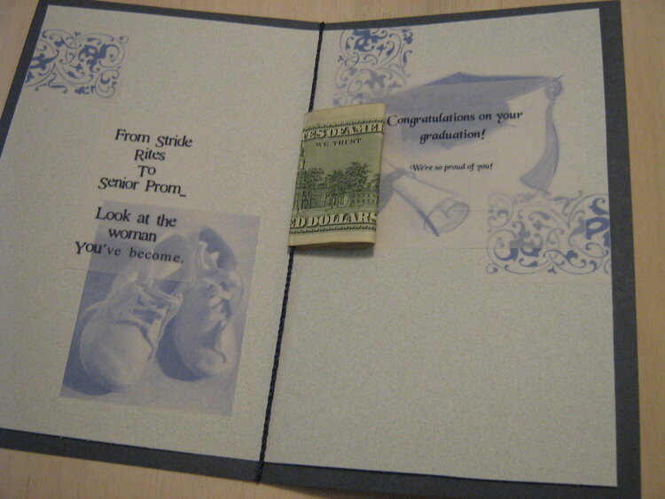 Graduation Card (with money)