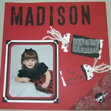 Madison ScrapPackChallenge #5 (left pg)