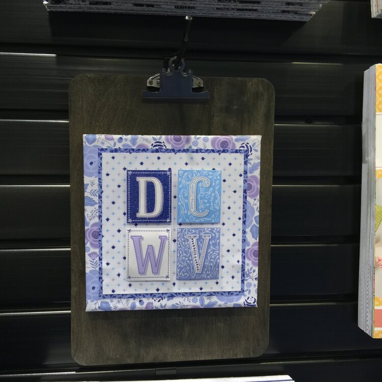 New Marquee Collection Glitter Paper Stack from DCWV