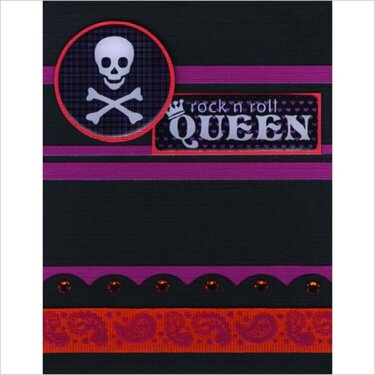 Rock N Roll Queen Card