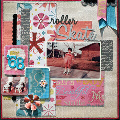 Roller Skate by Susan Stringfellow featuring A Type of Art Stack from DCWV