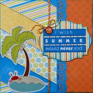 I wish by Kathy Perry featuring the Citrus and Cafe Med Stacks from DCWV