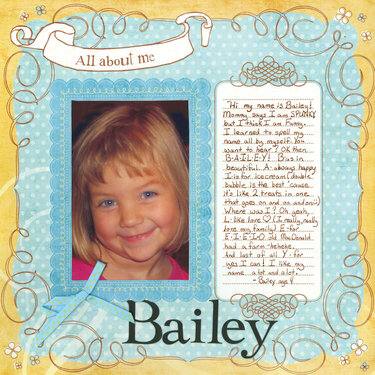 All About Me - Bailey