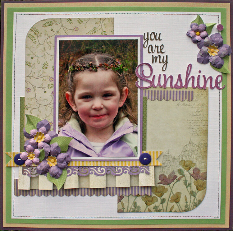 You are my Sunshine featuring the Chateau Lavender Stack