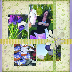 Perfect featuring the Chateau Lavender Stack from DCWV