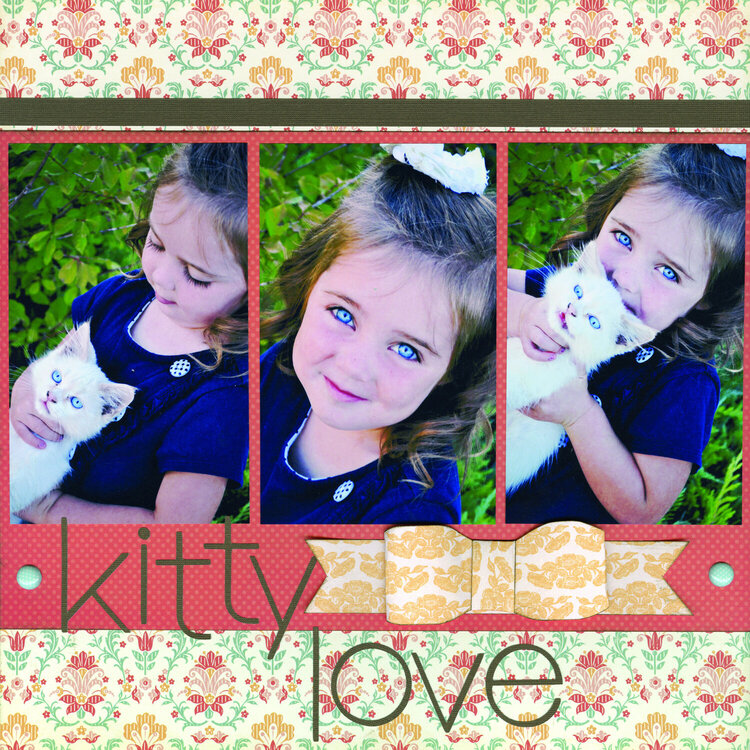 Kitty Love Featuring the Coral Couture Stack from DCWV