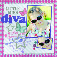 Little Miss Diva Featuring the Glam Gal Stack from DCWV