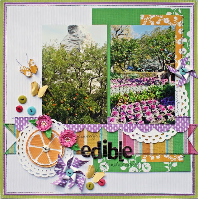 Edible Landscape by Susan Stringfellow featuring the DCWV Homespun Stack