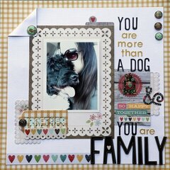 YOU ARE MORE THAN A DOG, YOU ARE FAMILY.