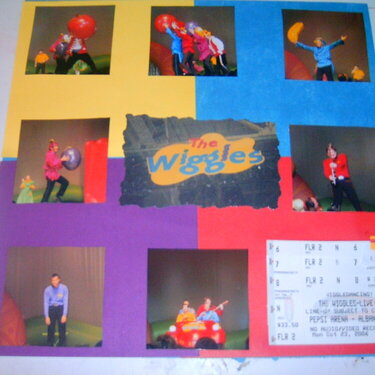 Wiggles concert page #1