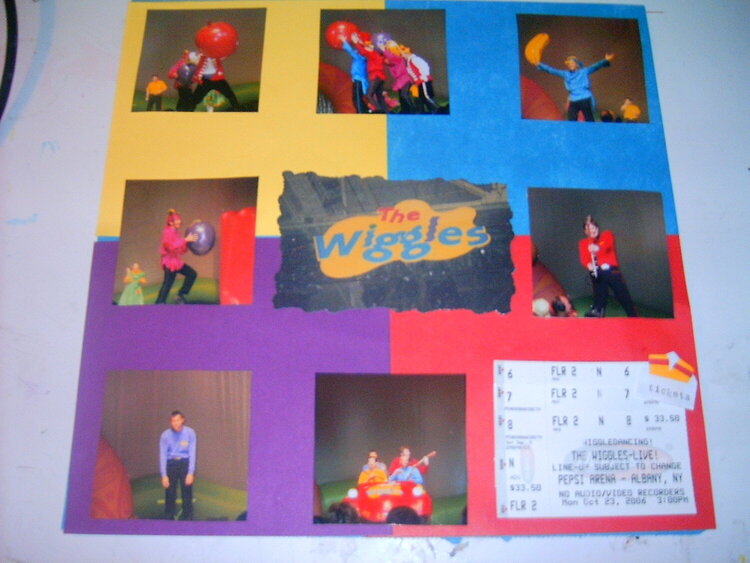 Wiggles concert page #1