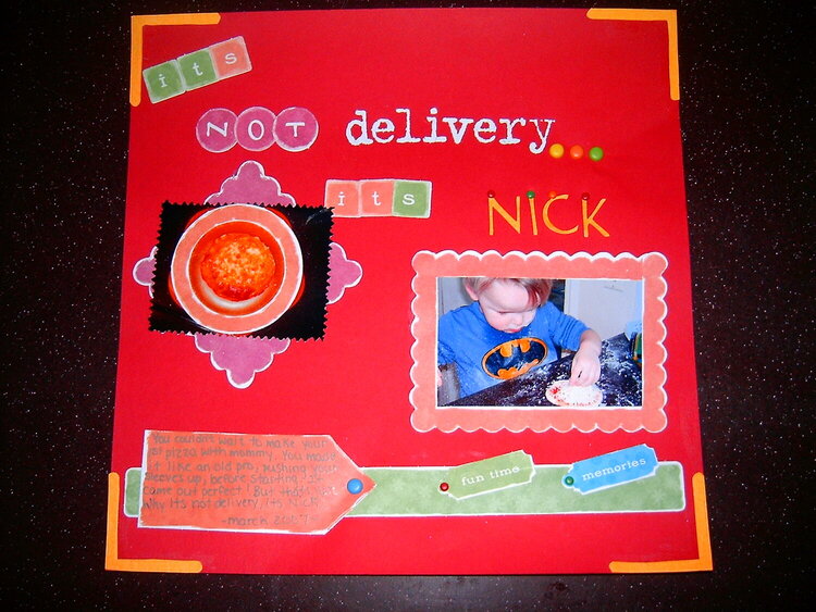 It&#039;s not delivery...it&#039;s Nick