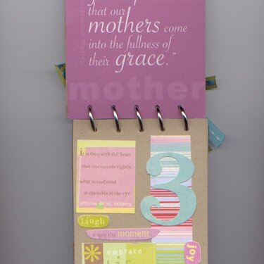 Mother&#039;s Day brag book- inside cover