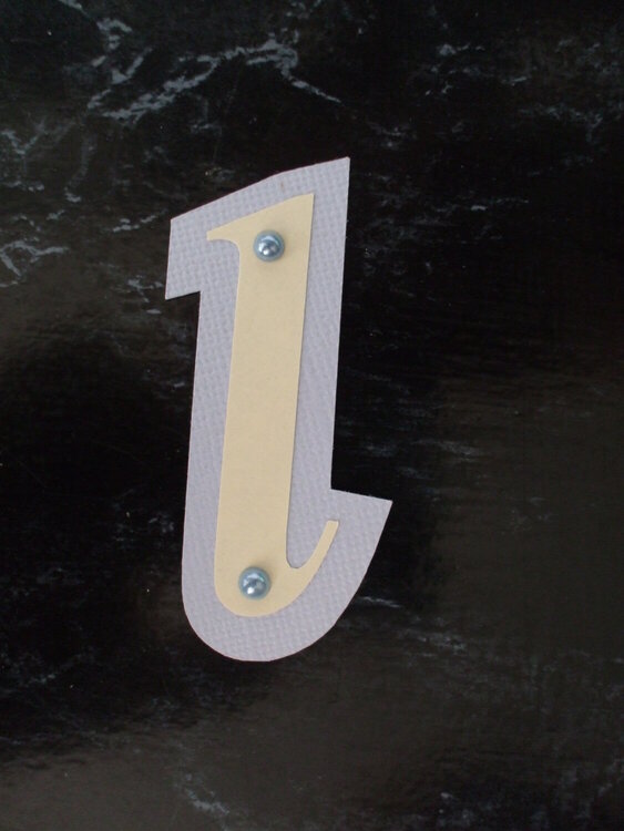 Letter L in RELAX