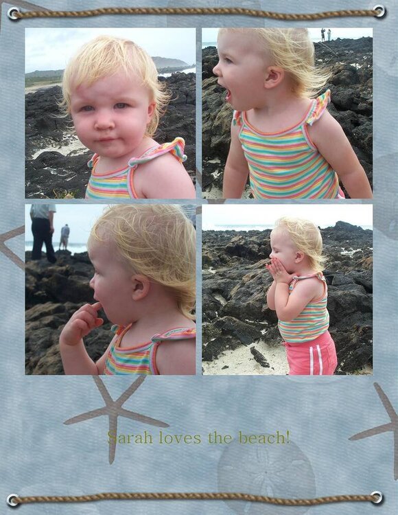 Sarah at the Beach
